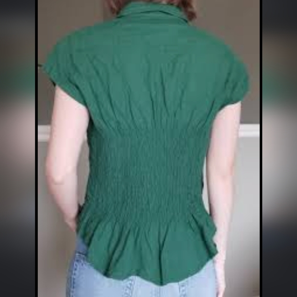 Anthro Maeve Bellamy Cotton Linen Top - Picture 9 of 12